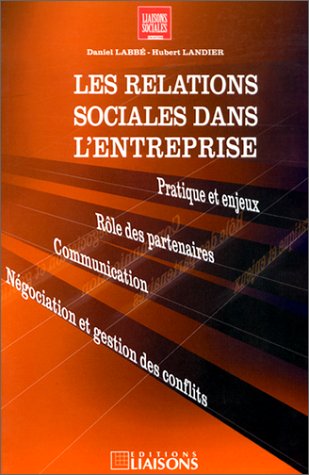 Beispielbild fr Les Relations Sociales Dans L'entreprise : Pratiques Et Enjeux, Rle Des Partenaires, Communication- zum Verkauf von RECYCLIVRE