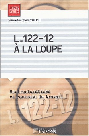 Stock image for L.122-12  la loupe for sale by Ammareal