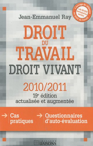 Stock image for Droit du travail : Droit vivant 2010-2011 for sale by Ammareal