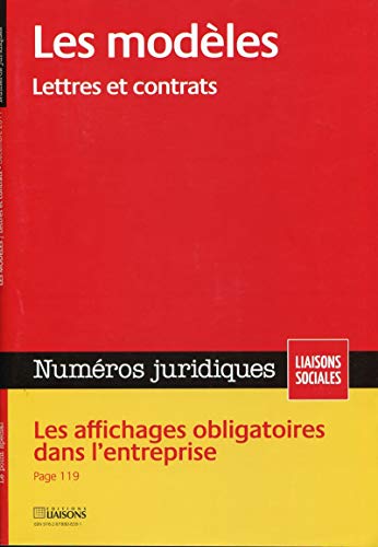 9782878808391: Les Modeles : Lettres et Contrats