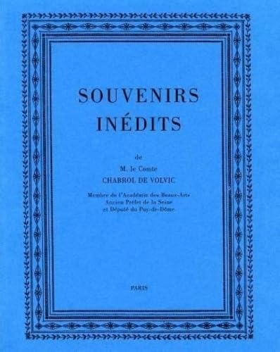 9782879007694: Souvenirs indits de M. le Comte de Chabrol de Volvic