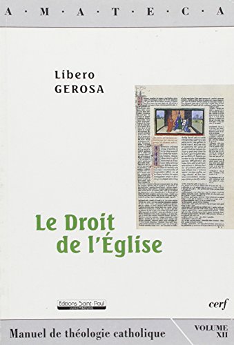 Beispielbild fr LE DROIT DE L'EGLISE zum Verkauf von medimops
