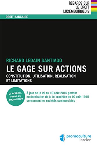 Stock image for Le gage sur actions for sale by Ammareal