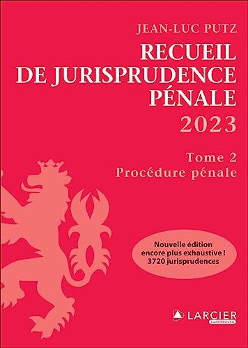 Stock image for Recueil de Jurisprudence pénale 2023 - Tome 2 Procédure pénale [FRENCH LANGUAGE - Soft Cover ] for sale by booksXpress