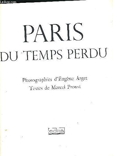 9782880011918: Paris du temps perdu