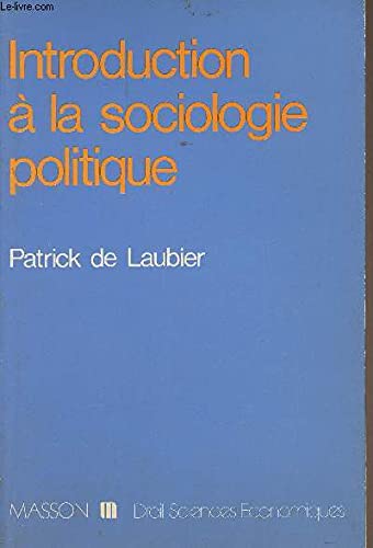 Stock image for Introduction  la sociologie politique for sale by Ammareal