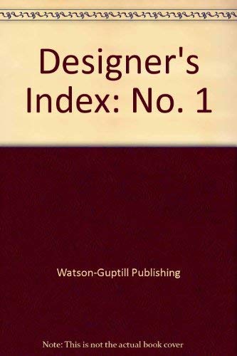 Beispielbild fr Designers Index #01 zum Verkauf von Powell's Bookstores Chicago, ABAA