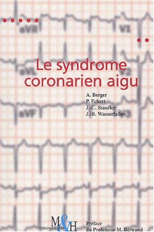 Beispielbild fr SYNDROME CORONARIEN AIGU zum Verkauf von Gallix