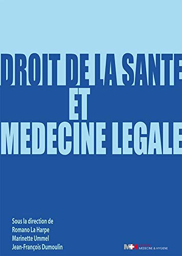 Beispielbild fr DROIT DE LA SANTE ET MEDECINE LEGALE zum Verkauf von Gallix