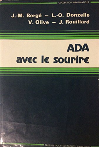 Stock image for ADA avec le sourire for sale by medimops