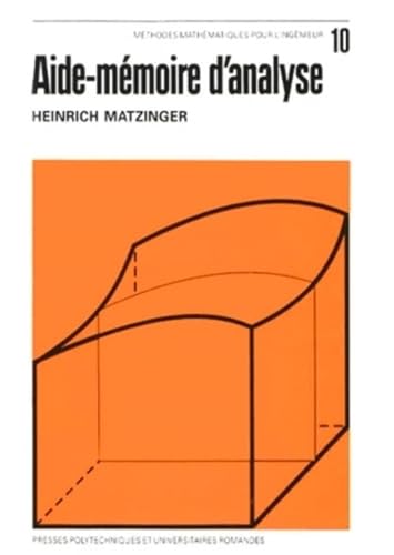 Beispielbild fr Aide-mmoire d'analyse zum Verkauf von Ammareal