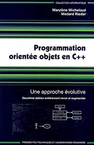 Stock image for Programmation oriente objets en C++ : Une approche volutive for sale by medimops