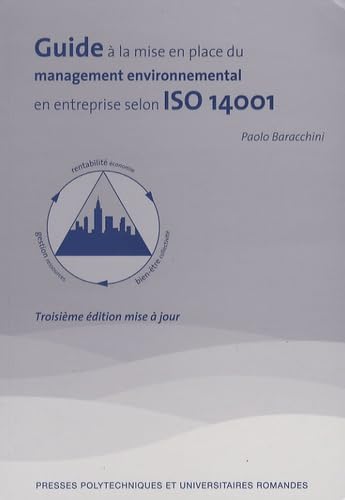 Stock image for Guide  la mise en place d'un management environnemental en entreprise selon ISO 14001 for sale by Ammareal