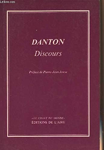 Stock image for Danton. Discours. for sale by HENNWACK - Berlins grtes Antiquariat