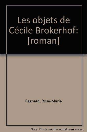 9782881080852: OBJETS DE CECILE BROKERHOF -LES-