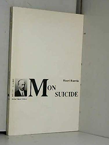 Beispielbild fr Mon Suicide zum Verkauf von RECYCLIVRE