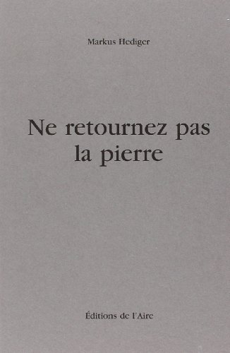 Beispielbild fr Ne retournez pas la pierre: Romsie zum Verkauf von Ammareal