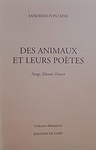 9782881086892: Des animaux et leurs potes