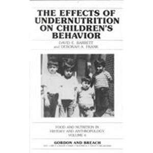 Stock image for Effects Of Undernutrition On Children's Behavior for sale by Cambridge Rare Books