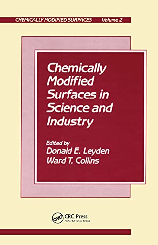 Stock image for Chemically Modified Surfaces in Science and Industry for sale by GreatBookPrices