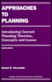 9782881245145: Approaches to Planning: Introducing Current Planning Theories, Concepts and Issues