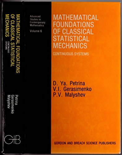 9782881246814: Mathemat Foundat Classical Sta (Advanced Studies in Contemporary Mathematics)