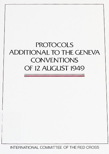 Stock image for Protocols Additional to the Geneva Conventions of 12 August. Rev. ed. 1949. for sale by Dunaway Books
