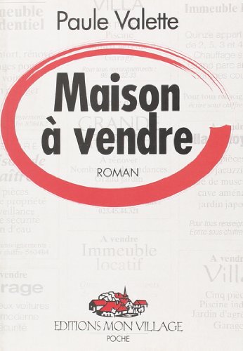 Beispielbild fr Maison  vendre zum Verkauf von medimops