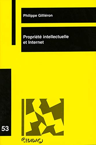 Stock image for Proprit intellectuelle et Internet for sale by LiLi - La Libert des Livres