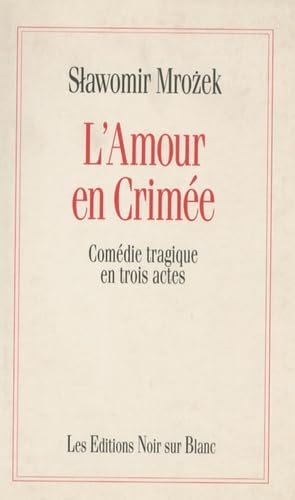 Beispielbild fr L'amour en Crime. Comdie tragique en trois actes zum Verkauf von Ammareal