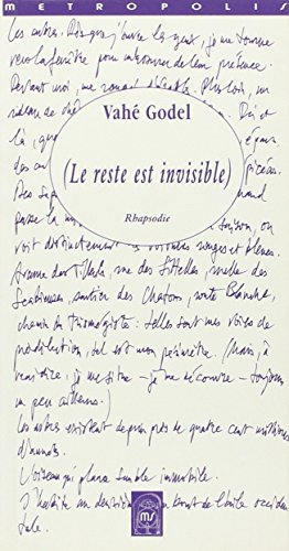 9782883401464: Le Reste est invisible