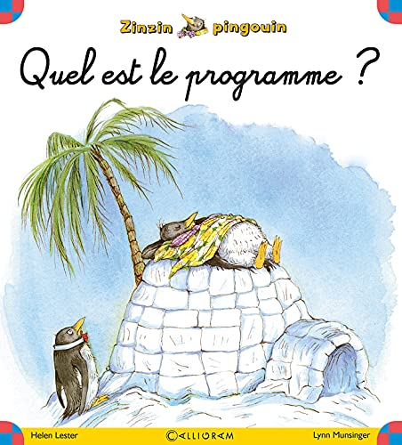 Beispielbild fr Zinzin pingouin - numro 1 Quel est le programme ? (01) zum Verkauf von Ammareal