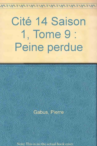 Stock image for Peine perdue for sale by Ammareal