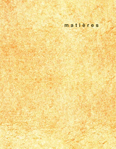 Stock image for Matires, N11: Transitions (Revue Matires) (French Edition) for sale by Big River Books