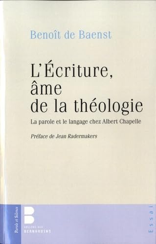 9782889182985: l ecriture ame de la theologie (0)