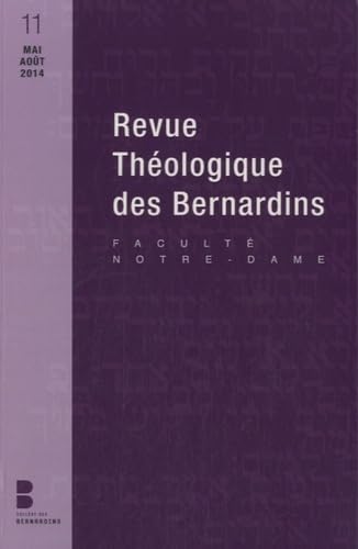 Stock image for Revue theologique des bernardins n11 for sale by Gallix
