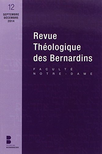 Beispielbild fr Revue theologique des bernardins n12 zum Verkauf von Ammareal