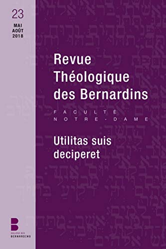 Stock image for Revue Thologique des Bernardins n23 for sale by Ammareal