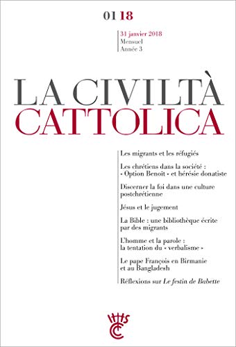 Beispielbild fr Civilt Cattolica Janvier 2018 [Broch] Spadaro sj, Antonio zum Verkauf von BIBLIO-NET