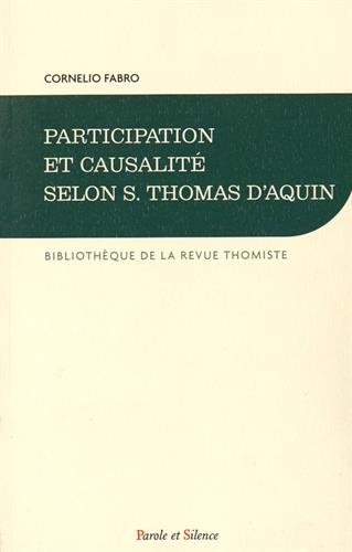 Beispielbild fr participation et causalite selon saint thomasd aquin (0) zum Verkauf von Gallix