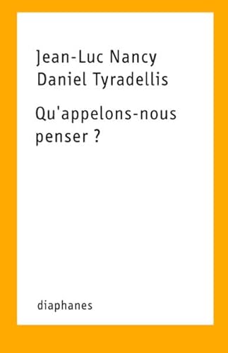 9782889280186: Qu'appelons-nous penser ?