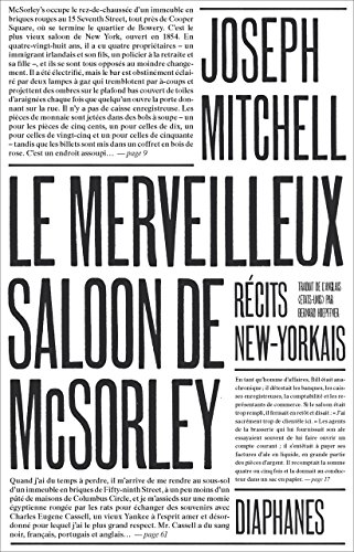 Beispielbild fr Le merveilleux saloon de McSorley, rcits new-yorkais zum Verkauf von medimops