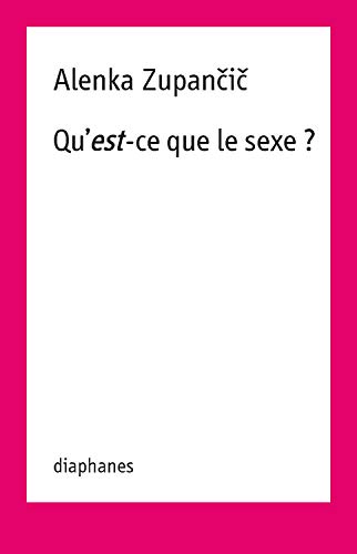 Beispielbild fr Qu?est-ce que le sexe ? zum Verkauf von Gallix