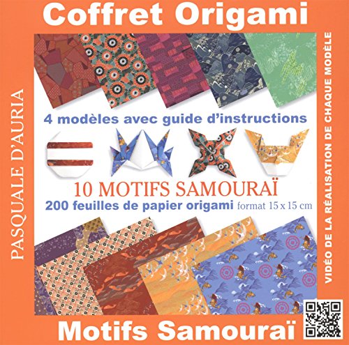 9782889355549: Coffret origami 10 motifs samoura