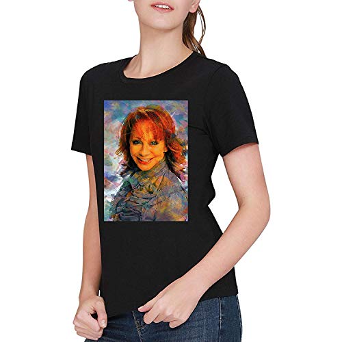 Stock image for LIULOUHU Femme Reba Mcentire Art Manches Courtes T-Shirt for Women Round Neck Short Sleeve Tops for sale by medimops