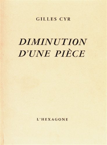 9782890062214: Diminution d une Pice