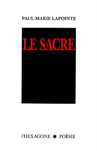 Beispielbild fr Le sacre : libro libre para Tabarnacos libres : jeux et autres critures zum Verkauf von Les mots en page