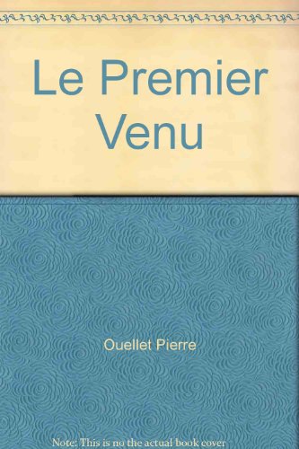 9782890185241: Le Premier Venu