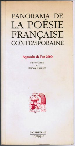 Beispielbild fr Panorama de la posie franaise contemporaine zum Verkauf von Le-Livre