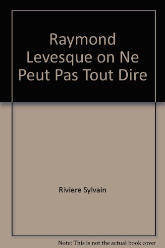 Beispielbild fr On Peut Pas Tout Dire zum Verkauf von RECYCLIVRE